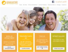 Tablet Screenshot of doncasterorthodontics.com.au